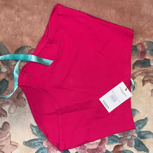 Hot pink sheer lace midi skirt & short set XS - Picture 10 of 10